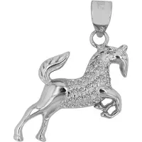 Akzent Meisjes hanger "Mistral" van 925 Sterlingzilver, gerhodineerd, duurzaam