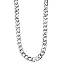 Akzent Unisex ketting Lorenz, zilverkleurig, duurzaam