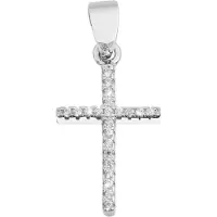 Akzent dames hanger "Krika" van 925 Sterlingzilver, gerhodineerd, duurzaam