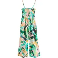 Next Jumpsuit honing / groen / mintgroen / rosa