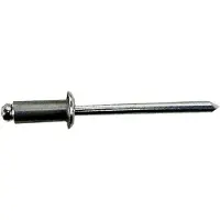 Kippers Rijssen Bliend rivets.4mm mt alu1 pack.flat round head