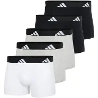 Adidas Boxershorts 'Active Flex' grijs gemêleerd / zwart / wit