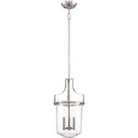 Elstead Lighting LED Hanglamp Penn Station | 3X E14 Max 40W | Dimbaar | Brushed Nickel