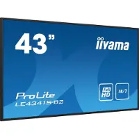 Iiyama PROLITE LE4341S-B2 Digitale signage flatscreen 108 cm (42.5") LCD 350 cd/m² Full HD Zwart 18/7