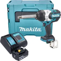 Makita DTW 1005 SG1J accu slagmoersleutel 18 V 1360 Nm 3/4" borstelloos + 1x oplaadbare accu 6.0 Ah + lader + Makpac