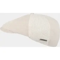 Hatland Easton - Katoenen flatcap - Beige - Assorti - S