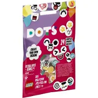 LEGO 41931 DOTS Uitbreidingsset Gezichten van dieren, knutselset voor kinderen, inclusief materialen om sleutelhangers, een Armand-figuur en pennenhouders te maken