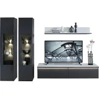 Innostyle Tibor wandmeubel in gelamineerd hout incl. LED verlichting