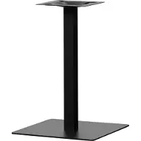 Woood Bistro Vierkante Buisvoet - Metaal - Zwart - 72x50x50