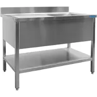 Saro Spoeltafel met 1 wasbak, rechts, 100(B)x70(D)x85(H)cm