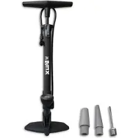 Lynx fietspomp met manometer zwart