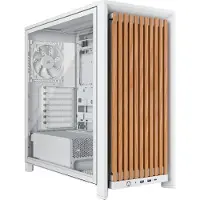 Corsair FRAME 4000D RS, White/Oak Midi-tower PC-behuizing Hout, Wit
