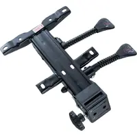 CLP Ergonomische zitting voor bureaustoel, model 1 (kleur: zwart)