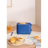 Create - Broodrooster van 750 W - Met beveiligingssysteem - Zes vermogensniveaus - Kobaltblauw - TOAST STUDIO