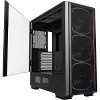 Montech Computerbehuizing - - SKY TWO GX - ATX, mATX, mITX, EATX - USB 3.2 Gen 1, USB-C - 3x140mm ARGB