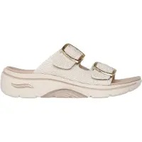 SKECHERS 140871 Go Walk Arch Fit Slippers | Maat 39 Dames Taupe