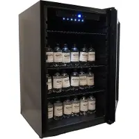 CombiSteel Drankenkoeling - 150L - Zwart - +3°c/+10°c - Statisch - Horeca Koelkast