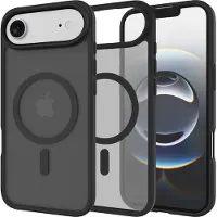 Just in Case hoesje geschikt voor iPhone Air Hoesje geschikt voor MagSafe - Military Grade Backcover - Zwart