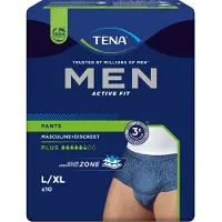 Tena Men Active Fit Pants Plus L/xl 10 Stuks