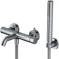 Omnires Y - Badkraan met accessoires, nikkel Y1231NI