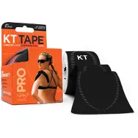 KT Tape Pro Strips Zwart Rol 20 Stuks