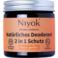 Niyok Peach Perfect - Deocrème - 40 ML - Anti-transpirant - Veganistisch - Natuurlijke ingrediënten