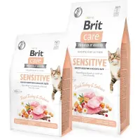 Brit Care Graanvrije Gevoelige Kalkoen En Zalm Kattenvoer 2kg