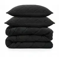 Sleeptime Lazy dekbed zonder overtrek Teddy incl. kussensloop - Zwart - 140x200