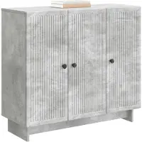 vidaXL Dressoir Betongrijs 89 x 34,5 x 80 cm Bewerkt hout
