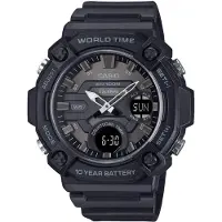 Casio Aeq-120w-1b 53.3mm 10atm Quartz Analogue/digital Horloge