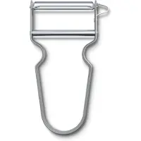 Victorinox REX Peeler – Iconische Dunschiller – Ultra-Scherp – Ergonomisch – Aluminium – Geborsteld