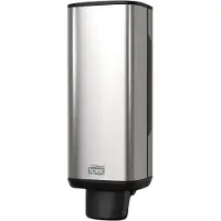 Tork Zeepdispenser voor Schuimzeep en Antibacteriële handzeep - 460010 - Economisch hygiënisch S4-dispensersysteem geborsteld rvs