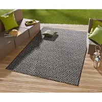 Hanse Home Vloerkleed Karo Rechthoekig - zwart 200 x 290 cm
