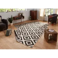 Hanse Home Vloerkleed Malta Rechthoekig - zwart, creme 200 x 290