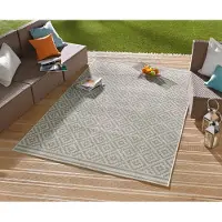 Home Collection Vloerkleed Raute Rechthoekig - grijs, creme 200 x 290