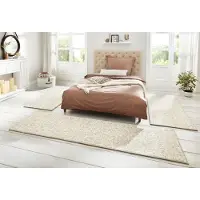 Home Collection Vloerkleed Wolly Bedomranding - creme Title