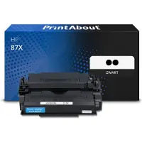 PrintAbout Huismerk HP 87X (CF287X) Toner 2x Zwart Hoge capaciteit - Multipack