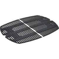 VHBW 2x grillrooster, compatibel met Weber Q320, Q3200, Q3100 gasbarbecue, barbecue – gietijzer 45,8 x 32,1 x 2,8 cm