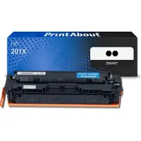 PrintAbout Huismerk HP 201X (CF400XD) Toner 2x Zwart Hoge capaciteit - Multipack