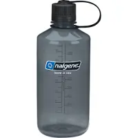Nalgene - Narrow Mouth Bottle - drinkfles - waterfles - lekvrij - 1000ml - BPA free - SUSTAIN - Gray