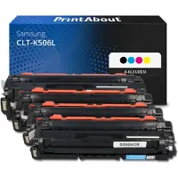 PrintAbout Toner CLT-K506L (SU171A) Zwart Hoge capaciteit geschikt voor Samsung