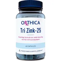 Orthica Tri Zink-25 - organisch gebonden zink - 60 vegacapsules