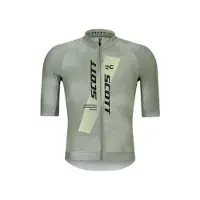 SCOTT - Jersey Rc Pro S/S - Fietsshirt S, grijs/olijfgroen