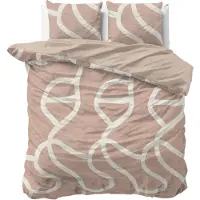 Royal Textile Dekbedovertrek Katoen - Clay Contours 200 x 200/220 cm