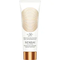 Sensai Silky Bronze Protective Suncare Cream For Face 50+ Zonnecrème 50 ml