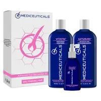 Mediceuticals Advanced Hair Restoration Kit for Women, Dry Hair Treatment - 520ml | Voor Droog Haar