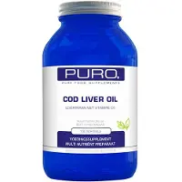Puro Cod Liver Oil Levertraan/Vitamine D Capsules - 250capsules