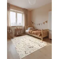 Home Collection Vloerkleed Fiete Rechthoekig - Creme Multicolor 160 x