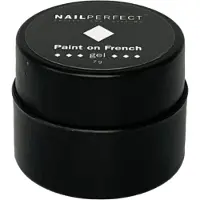 Nail Perfect Paint On French Gel (white)