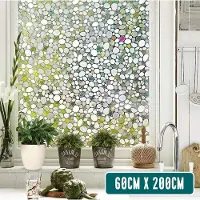 Homewell Raamfolie HR++ 60x200 - Isolerend & Zonwerend - Anti inkijk - Statisch - Kiezel